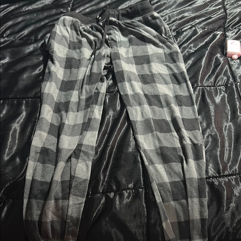 Black and Gray Joggers with Relaxed Fit